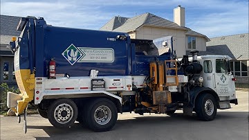 Waste Connections: Mini Autocar ACX Labrie Automizer Garbage Truck!