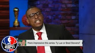 Chauncey Billups and Paul Pierce get into it over Brad Stevens vs. Tyronn Lue | NBA Countdown | ESPN