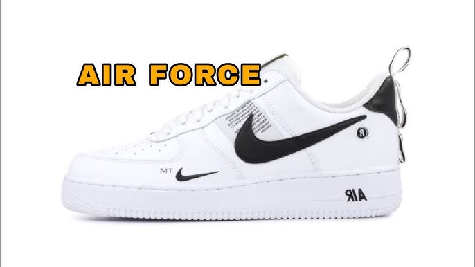 Nike, Shoes, Nike Air Force 7 Lv8 Overbranding 2018 White Black Aj7747100  Sz 8 Sneakers