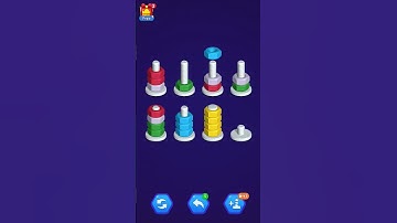 Master the Challenge: Epic Nut Sort Games Puzzle That Will Blow Your Mind! #swati #viral #shorts