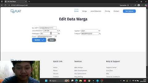 Penerapan CRUD Di data warga dan juga di jenis dokumen