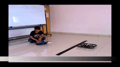 AR.Drone line follower using ROS