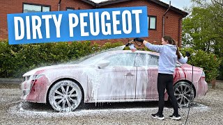 Cleaning a Dirty Peugeot 508 | Exterior Car Wash and Protection