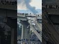 🔴【衝撃映像】都市の橋が突然崩れた!#disasterfootage #橋崩落 #現場映像 #fail #bridge