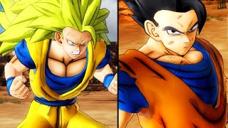 Super Saiyan 3 Goku Vs Ultimate Gohan! Dragon Ball Z Ultimate Tenkaichi (2012)