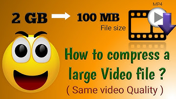 How to compress large videos without losing quality -Tamil
