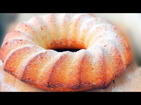 Видео рецепт Творожный кекс в духовке