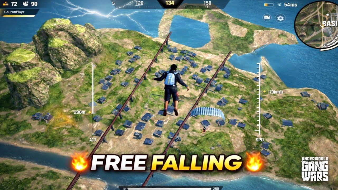 FREE FALLING 😱💥 Deadly Entry in Underworld Gang Wars | Battle Royale | Mobile Game | UGW | Gameplay