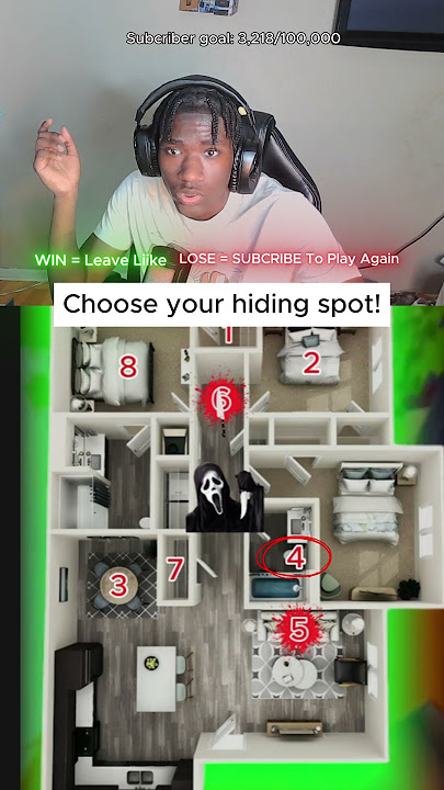 Choose your hiding spot!! #funny #horror #hideandseek #funnyshorts