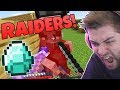 RAIDERS came for MY DIAMONDS in MINECRAFT