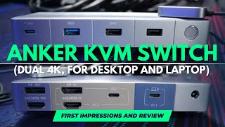 Anker KVM Switch with Dual 4k Output #AnkerKVMSwitch #AnkerDockingStation #DockingStation