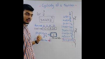 Cyclicity of a number | #mathematics #cyclicity #numbers #tricks #viralvideo #exponents #base #viral