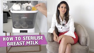 How to Safely Sterilise Baby Bottles | Doctor Explains to New Mum 🍼