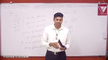GATE Lectures | DBMS | Schema design | Functional Dependency | Prof. I.S Srinivasa Rao