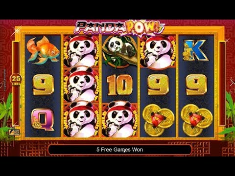 PANDA POW online slot - Looking for the BONUS FREE GAMES ! - YouTube