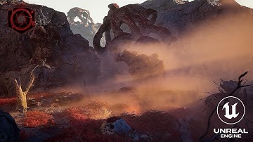 Unreal Engine 5 | Speed Level Design | Photoscanned Modular Alien Wasteland