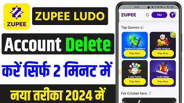 zupee account permanently delete kaise kare | zupee account delete kaise kare
