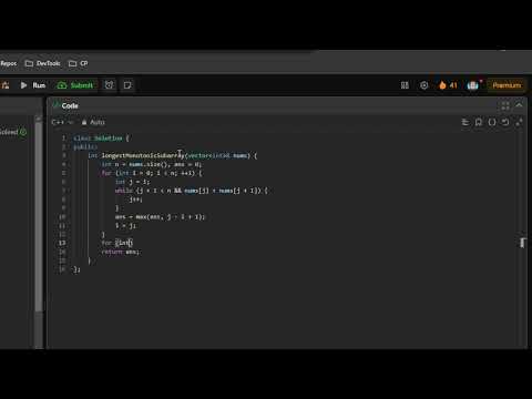 Longest Strictly Increasing or Strictly Decreasing Subarray - LeetCode