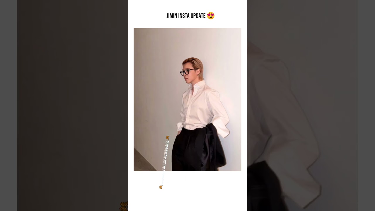 jimin today's Insta update 😍❤️✨💜🧿 