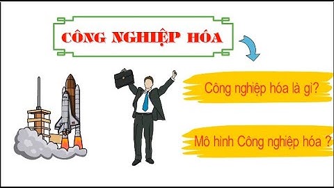 KINH TẾ CHÍNH TRỊ MÁC LÊNIN | Chương 6.P2. Khái niệm Công nghiệp hóa và mô hình Công nghiệp hóa
