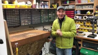 Paul's down and dirty sanding table