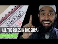 All the rules of tajweed in one surah  surah quraysh