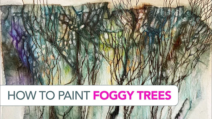 How to paint FOGGY TREES