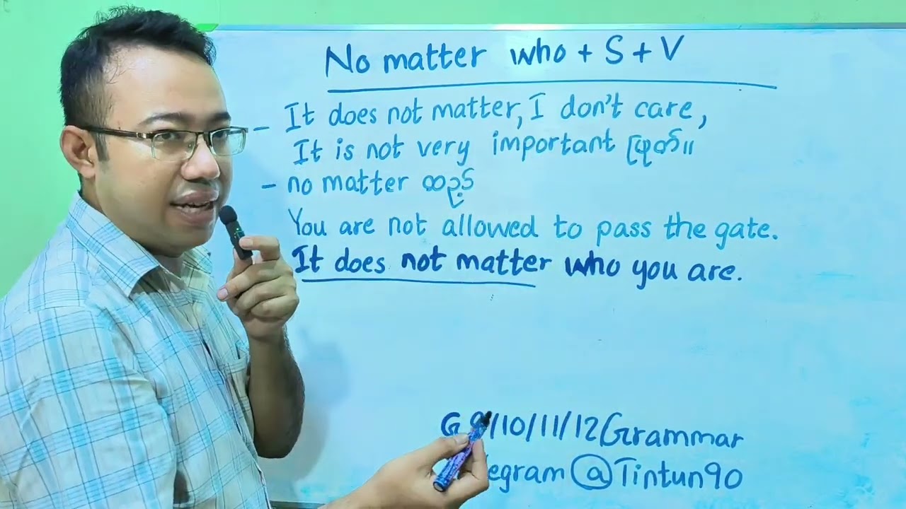 G12 grammar No matter