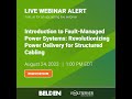 Introduction to faultmanaged power systems revolutionizing power delivery for structured cabling