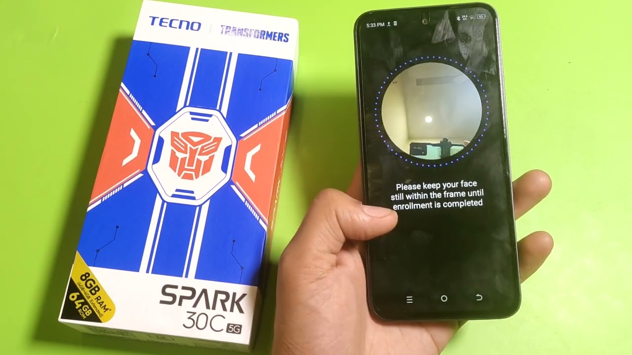 Tecno Spark 30C 5G: How To Apply Face Lock on Tecno Phone