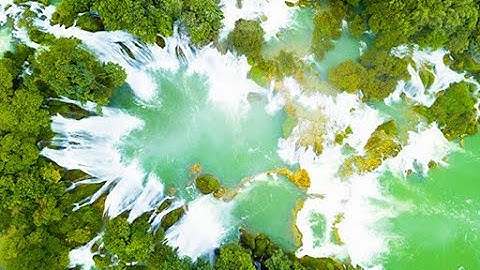TOÀN CẢNH THÁC BẢN GIỐC NHÌN TỪ TRÊN CAO - BAN GIOC WATERFALL FROM ABOVE