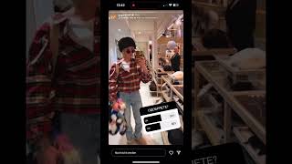 Полина Гагарина 28.12.2023❤️🛍️ #полинагагарина #stories #shots #shopping