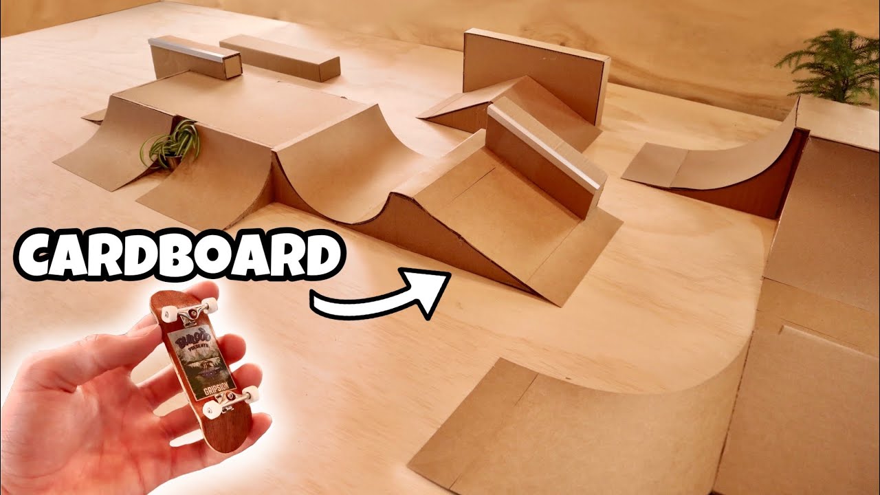 Mini Skateboard Toy, Skate Park For Techdeck Fingerboard Ramps