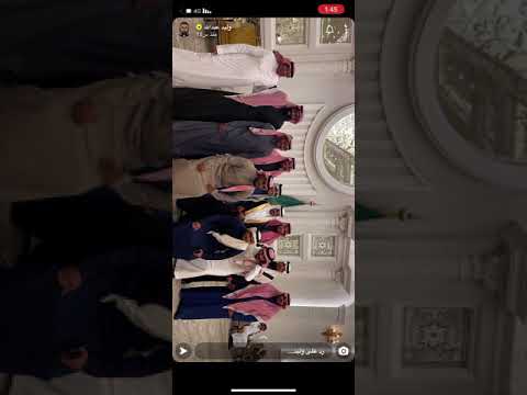 سنابات وليد عبدالله مع سلمان الفرج وعبدالعزيز الدوسري في حفل زواج يحيى الشهري