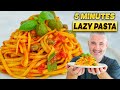 5 Minute LAZY PASTA Recipe that will Impress Anyone! Easy to Make!