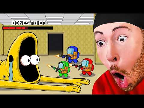 Mini Crewmates SURVIVE The BACKROOMS?! (Among Us)