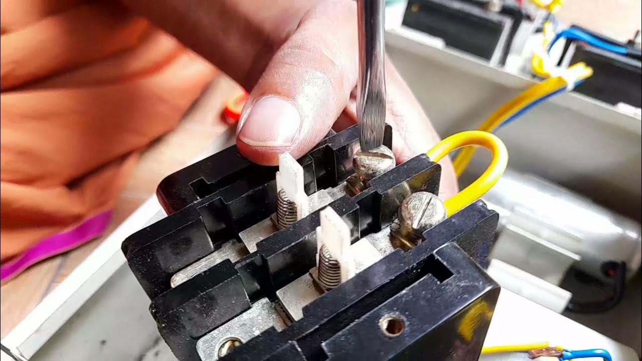 How to fix Motor Contactor humming noise fault YouTube