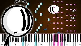 Henry Stickmin - Distraction Dance Meme - Piano (HARD)