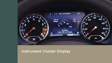 Instrument Cluster Display | How To | 2019 Jeep Renegade