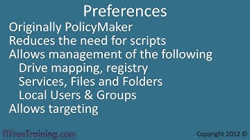 MCITP 70-640: Group Policy New Features