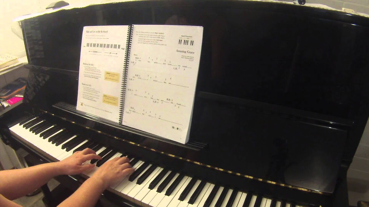 Amazing Grace (easy p.9 version) Adult Piano Adventures ...