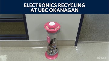 Electronics Recycling at UBC Okanagan