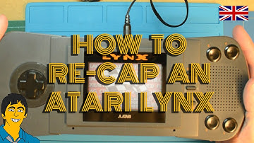 How to recap an original Atari Lynx Model 1 (Japanese Variant) (Capacitor and MOSFET replacement)