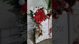 Cadou Crăciun pentru bunici - Ramă cu fotografie sau mesaj personalizate