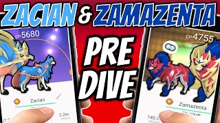 Zacian & Zamazenta Pre-Dive in Pokemon Go!
