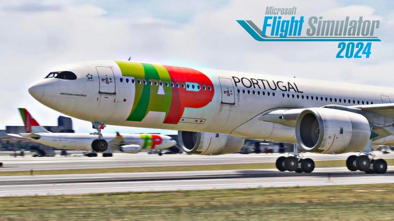 TAP Air Portugal Headwind A330neo SMOOTH Landing at Lisbon on VATSIM | FS 2024 | 4K
