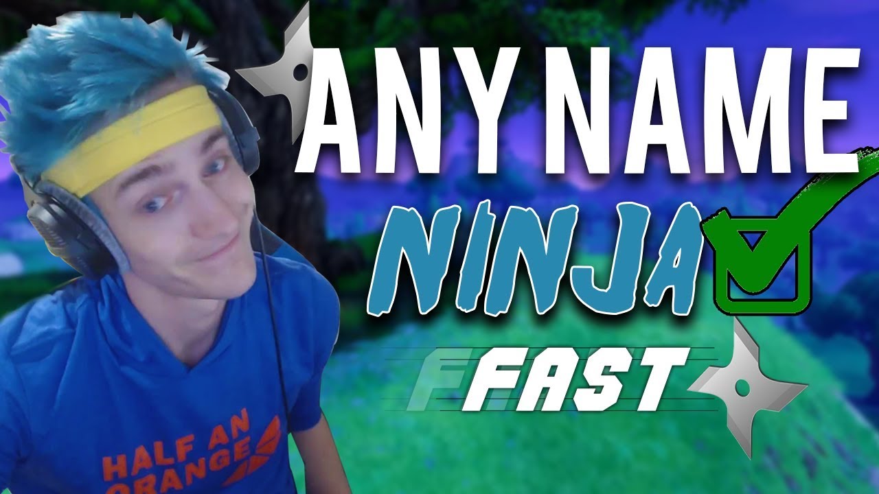 HOW TO GET ANY NAME ON FORTNITE EASY... (Ninja, MYTH, FAZE) - YouTube