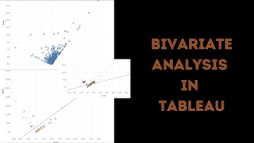 Bivariate Analysis in Tableau | Scatter Plot | Regression Analysis