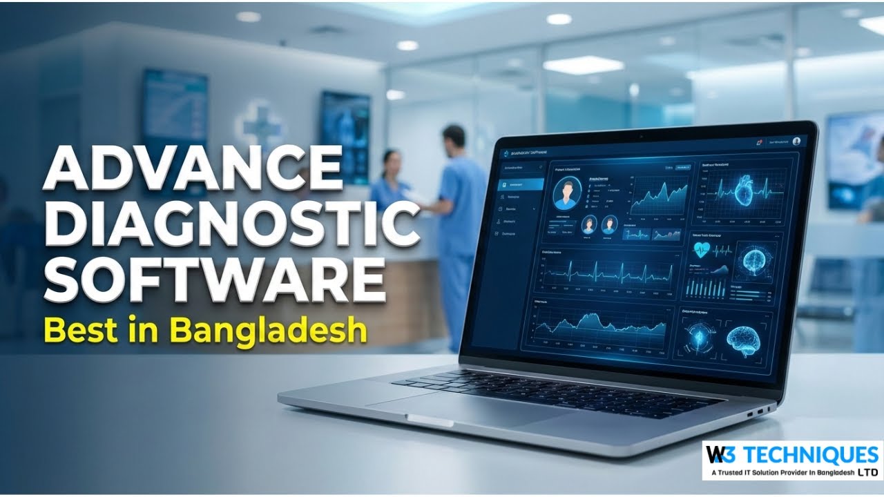 Advance Diagnostic Management Software in Bangladesh by W3 Techniques.