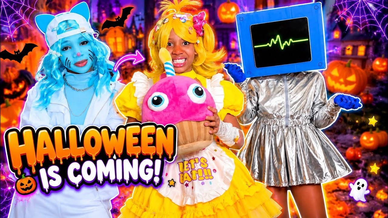 HALLOWEEN IS COMING! 🎃 Turning Into My FAVORITE Characters! 😱